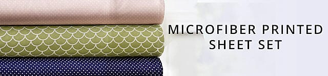 IEnjoy Home 4-piece Microfiber Printed Sheet Set Banner