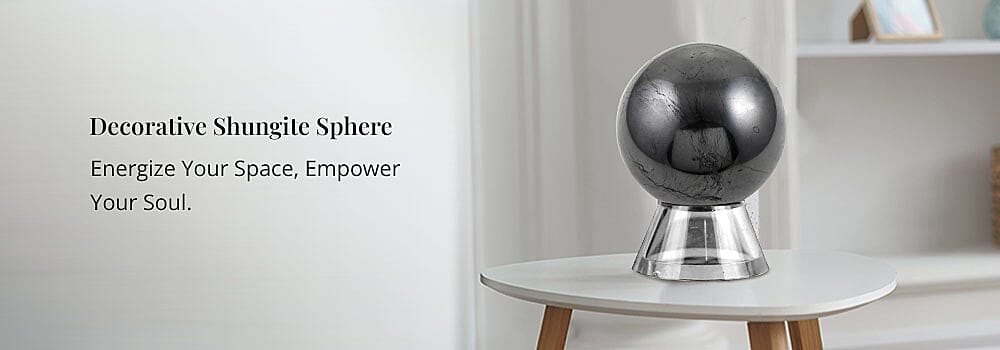 Decorative Shungite Sphere Banner