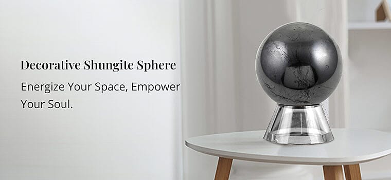 Decorative Shungite Sphere Banner