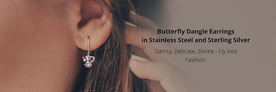 Butterfly Dangle Earrings Banner