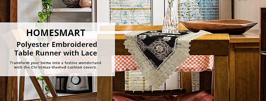 HOMESMART Polyester Embroidered    Banner