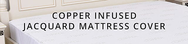 Copper Infused Jacquard Mattress Cover Banner