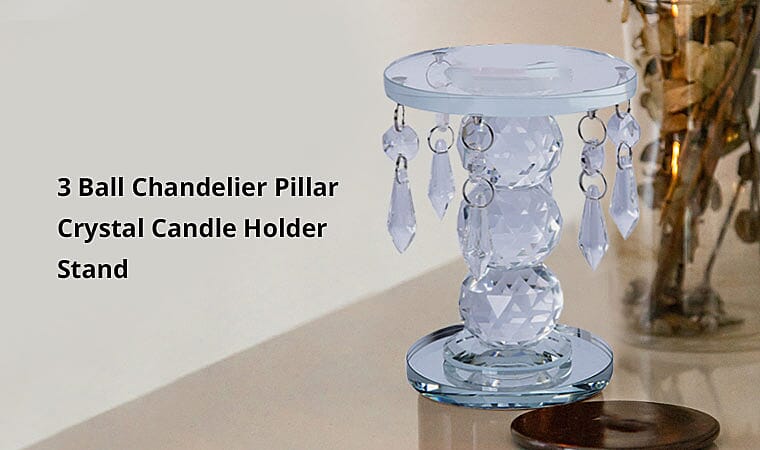 Crystal Candle Holder Stand Banner