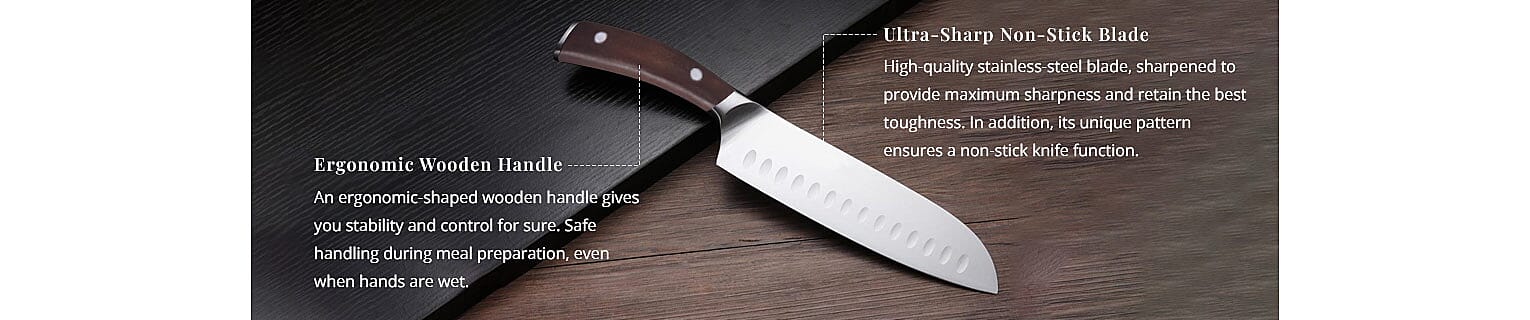 Ergonomic Wooden Handle Banner