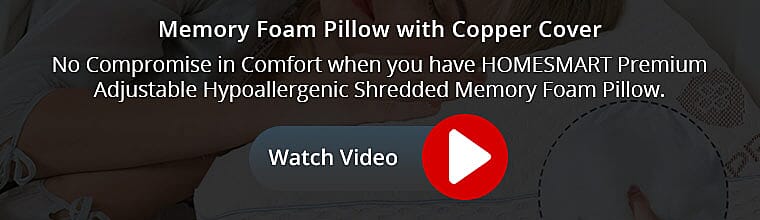 CertiPUR Pillow with Copper Cover Video