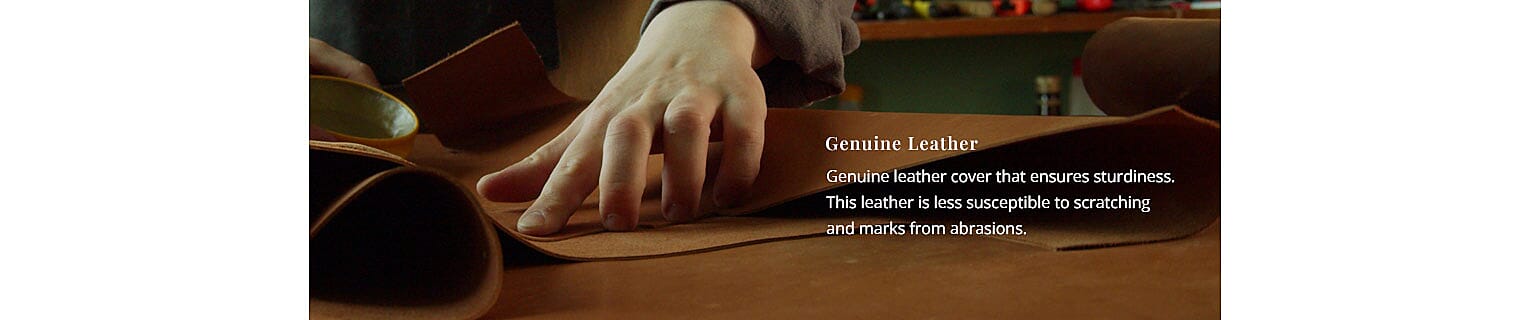 Genuine Leather Banner