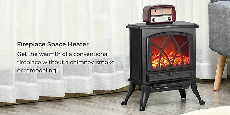 Fireplace Space Heater Banner