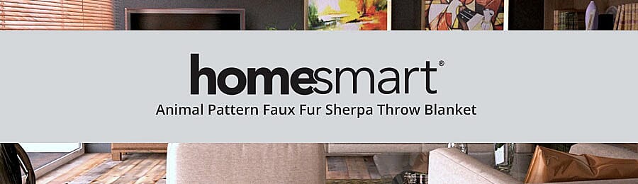 HOMESMART Throw Blanket Banner