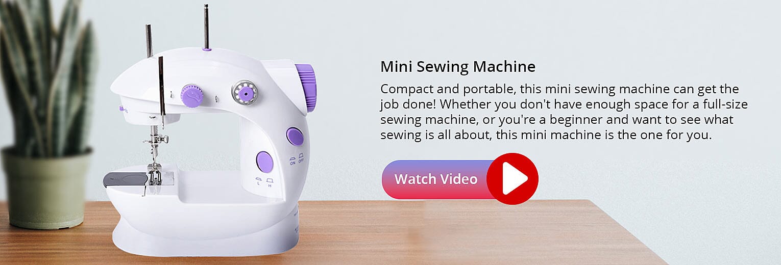Mini Sewing Machine Banner