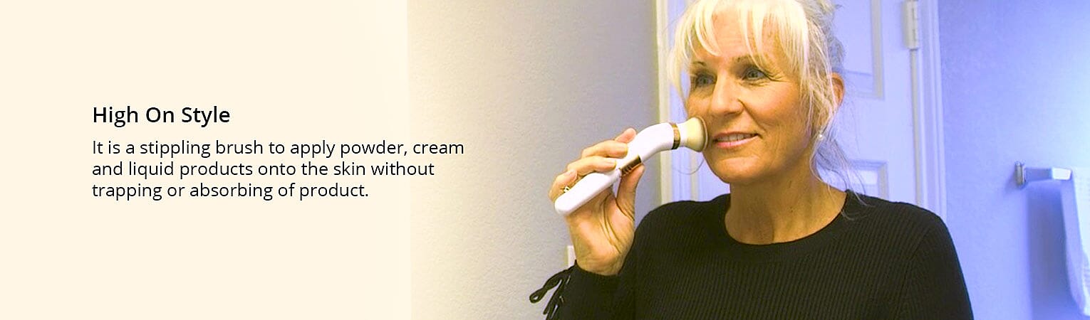 Power Spin Makeup Brush Banner