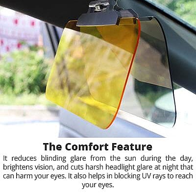 2 in1 Anti Glare HD Visor