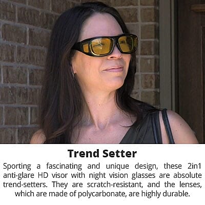 2 in1 Anti Glare HD Visor