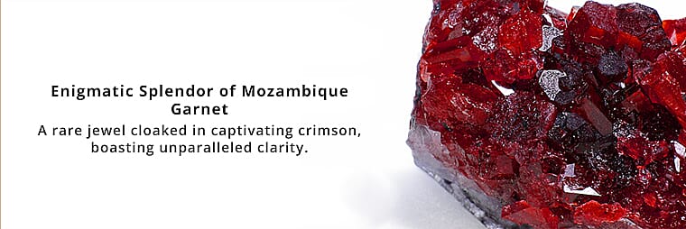 Mozambique Garnet Heart Earrings in Sterling Silver Banner