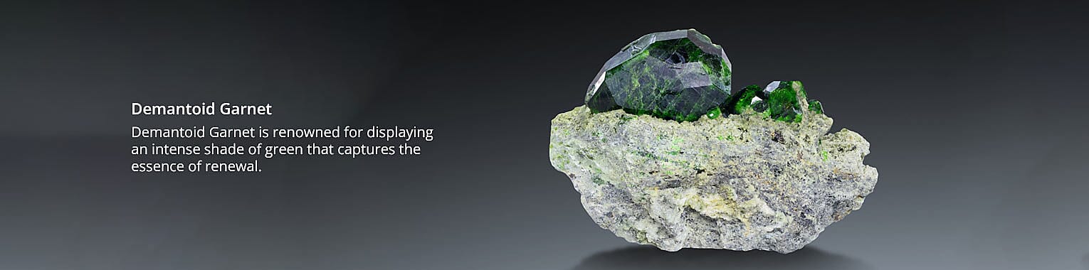 Demantoid Garnet Banner