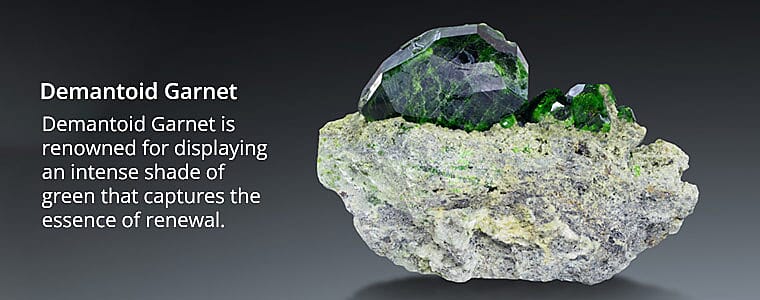 Demantoid Garnet Banner