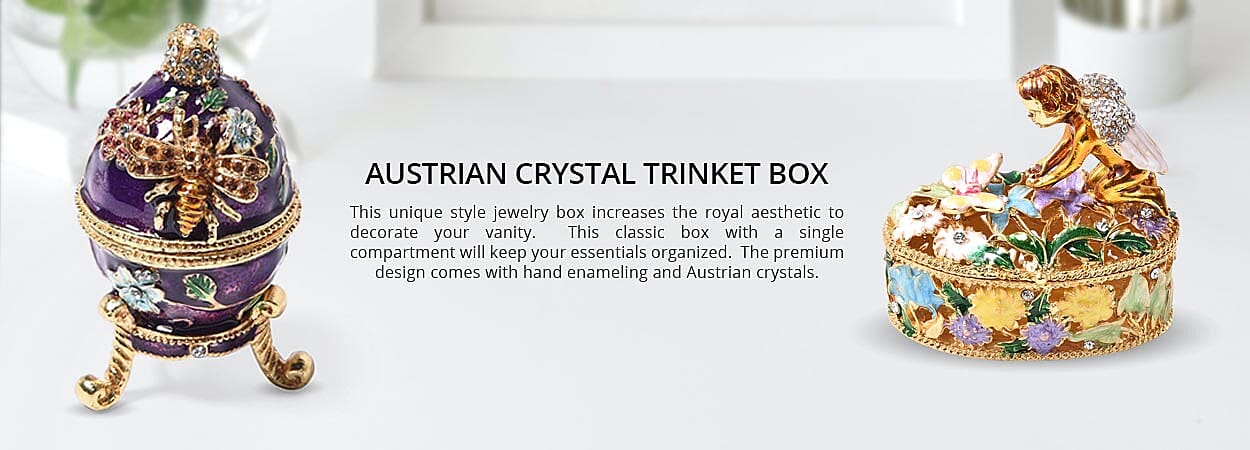Austrian Crystal Trinket Box Banner