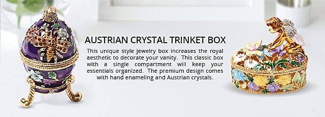 Austrian Crystal Trinket Box Banner
