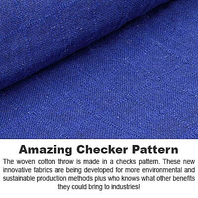 Checker Pattern Woven Throw