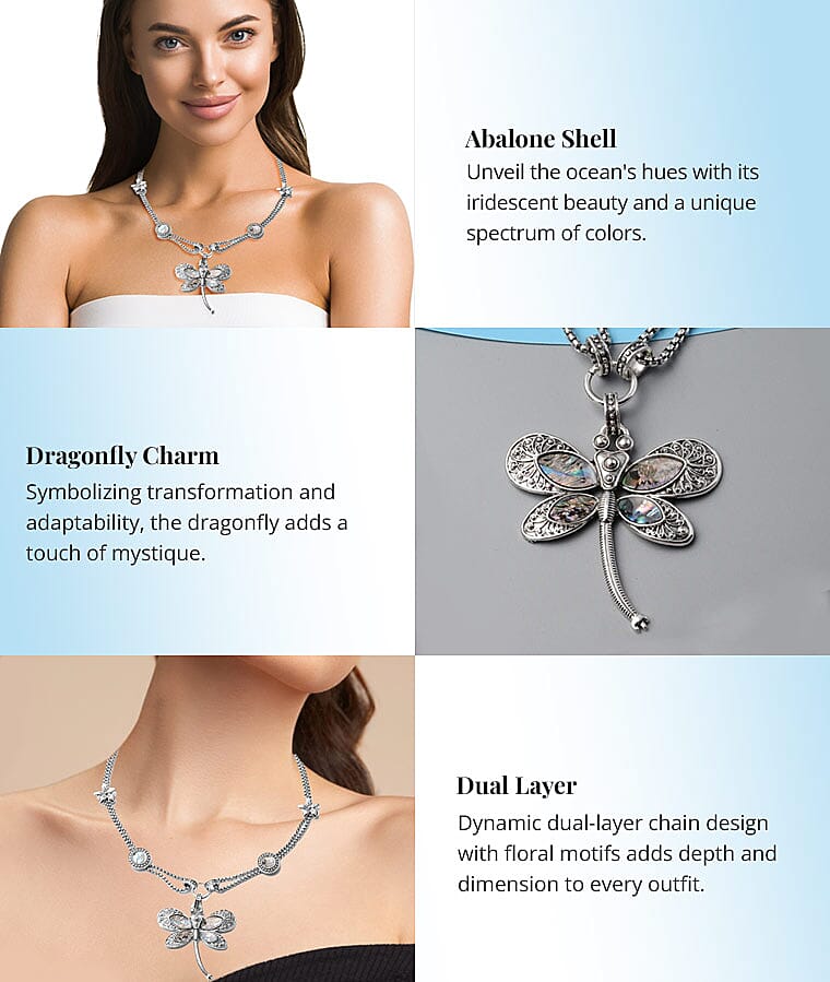 Abalone Shell and Austrian Crystal Dragonfly Necklace_EditedBanner