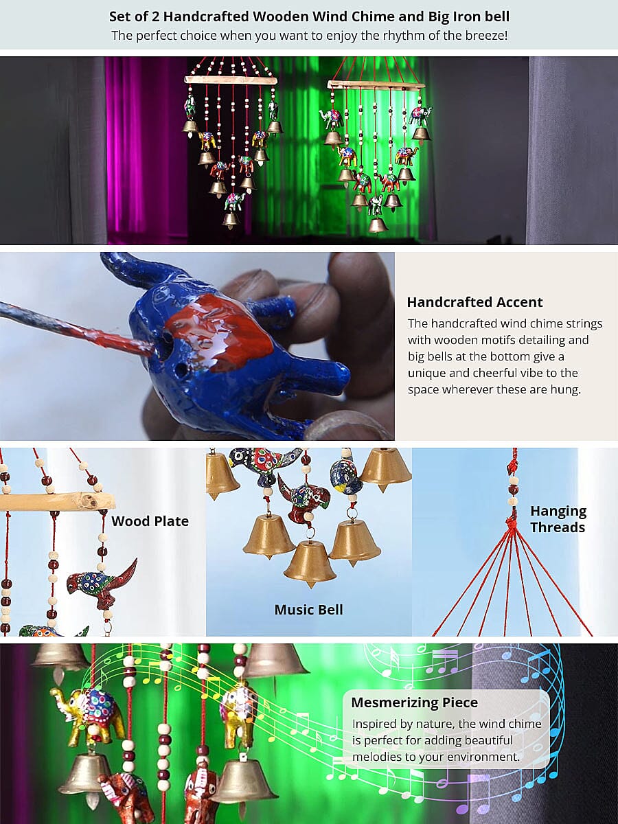 Wooden Wind Chime Banner