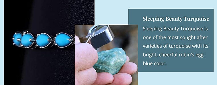Sleeping Beauty Turquoise Banner