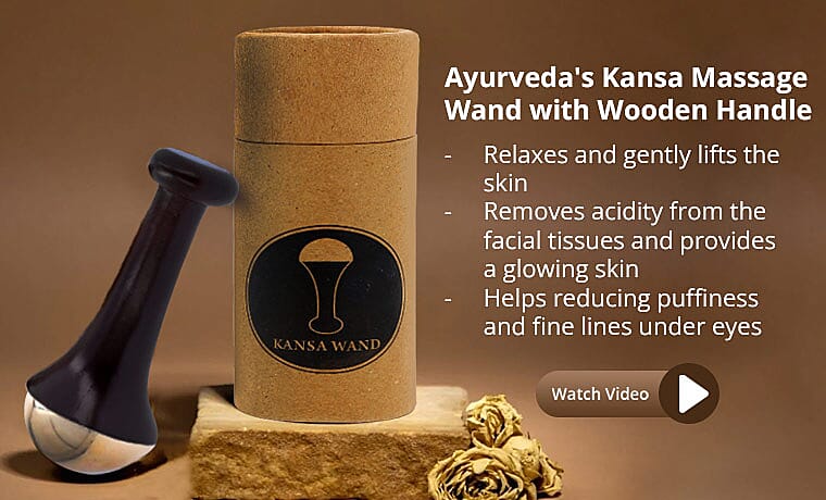 Ayurveda's Kansa Massage Wand Banner