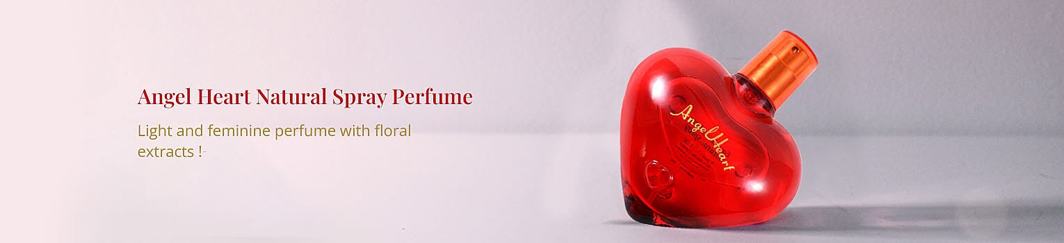 Angel Heart Natural Spray Perfume Banner