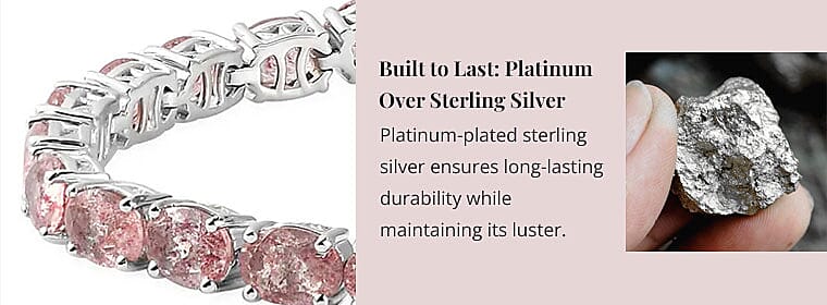 Built to Last: Platinum Over Sterling Silver Banner