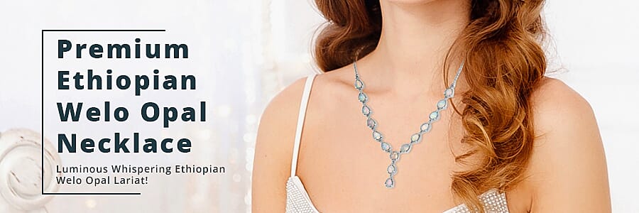 Premium Ethiopian Welo Opal Necklace Banner