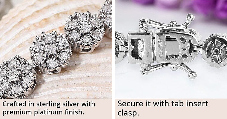 Crafted in sterling silver