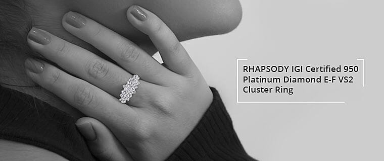 RHAPSODY Platinum Diamond Ring Banner