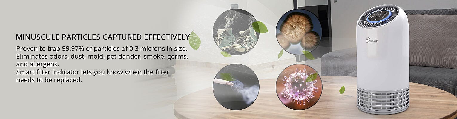 MINUSCULE PARTICLES CAPTURED EFFECTIVELY