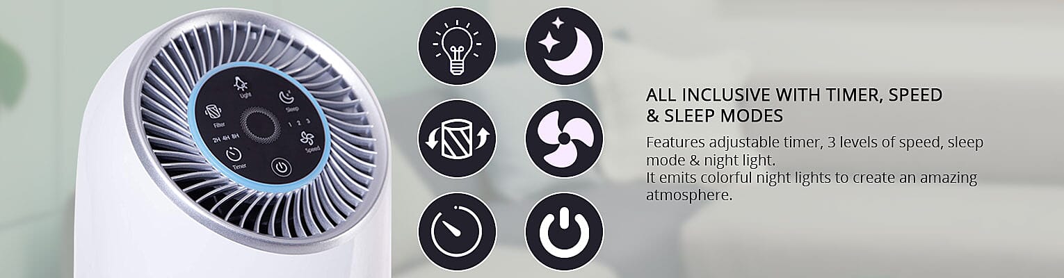 ALL INCLUSIVE WITH TIMER, SPEED & SLEEP MODES