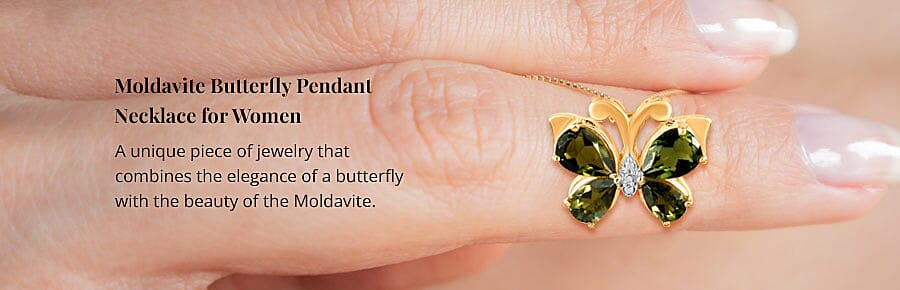 Butterfly Pendant Necklace Banner