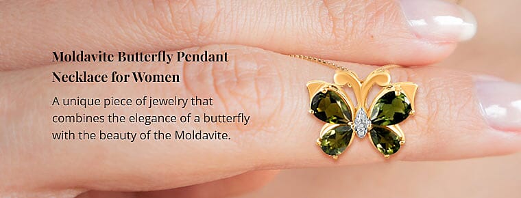 Butterfly Pendant Necklace Banner