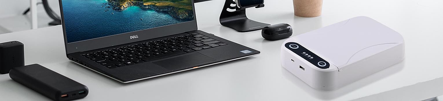 Multi-functional UV Sterilizer Box with LED Lights Banner