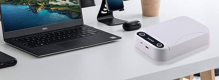 Multi-functional UV Sterilizer Box with LED Lights Banner