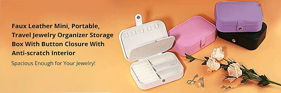 Mini, Portable, Travel Jewelry Organizer Storage Banner