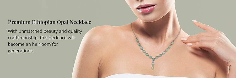 Premium Ethiopian Opal Necklace Banner