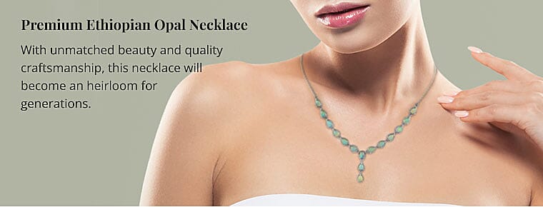 Premium Ethiopian Opal Necklace Banner