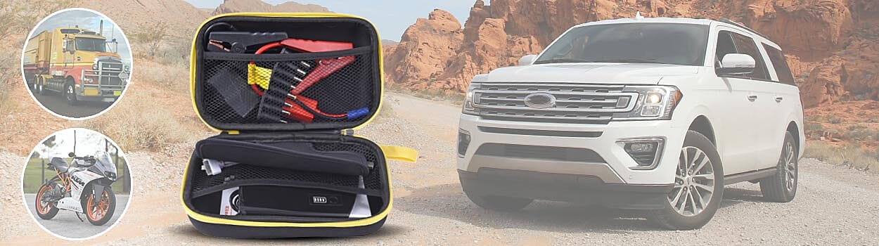 Multi Function Portable Jump Starter Banner