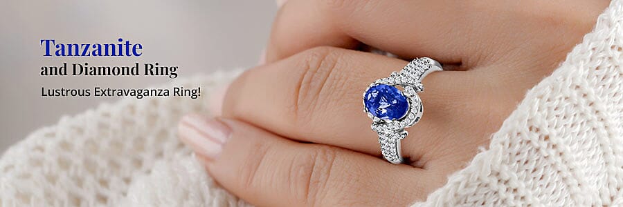 Tanzanite and Diamond Ring Banner