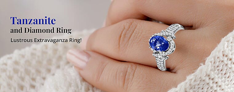 Tanzanite and Diamond Ring Banner