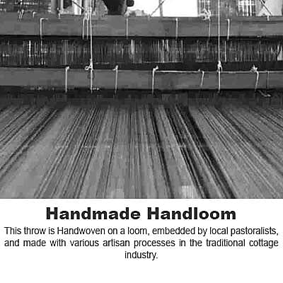 Dyed Throw with Fringes