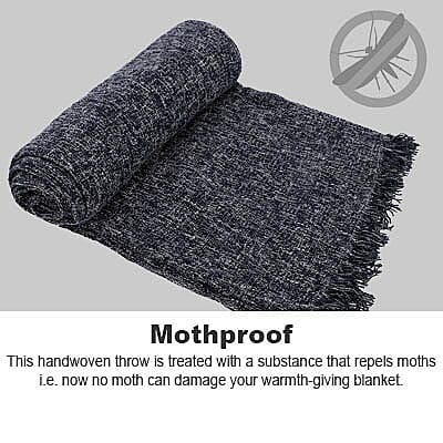 Dyed Throw with Fringes