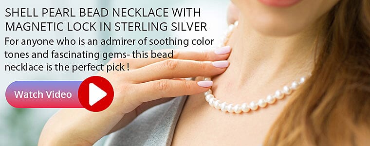 Shell Pearl Beaded Necklace Banner