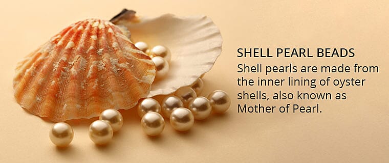 SHELL PEARL BEADS Banner