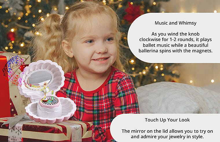 Light Pink Shell Shape Ballerina    Banner