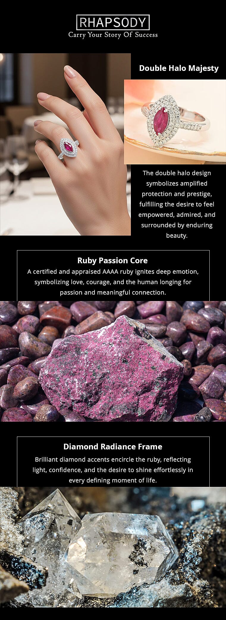 One Of A Kind Certified & Appraised Rhapsody 950 Platinum AAAA Royal Thai Ruby and E-F VS Diamond Ring 7.60 Grams 1.10 ctw Banner