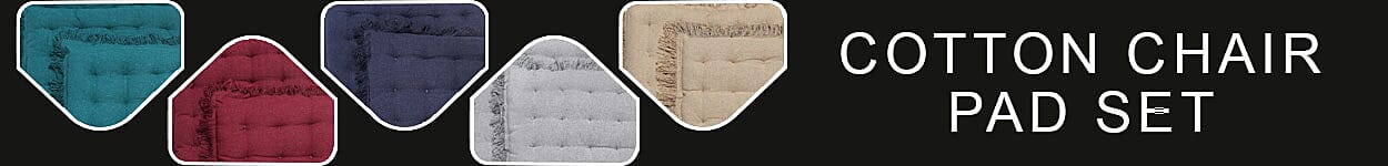 Cotton Chair Pad Set Banner
